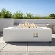 preview thumbnail 9 of 21, GDFStudio - 60" Outdoor Magnesium Oxide Fire Pit Table
