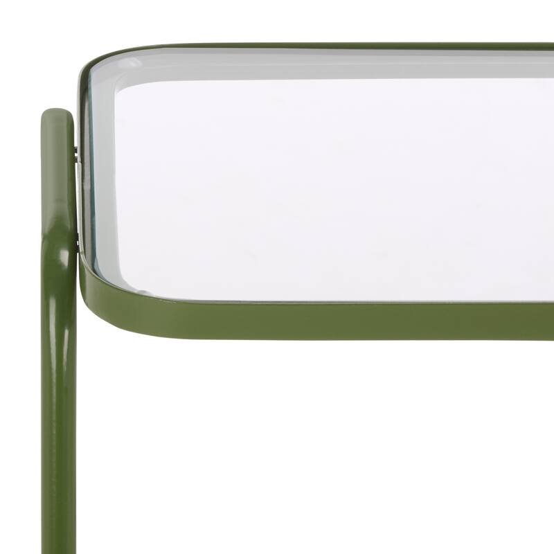 SAFAVIEH Home Zunia 2-Tier Accent Table - 17"W x 15"D x 19"H