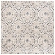 preview thumbnail 13 of 25, SAFAVIEH Brentwood Rosalba Traditional Oriental Rug 6'7" Square - Light Grey/Blue - Square