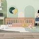 preview thumbnail 11 of 34, Twin Floor Bed Frame, Fun Fence Design with Openable Door, No Slats