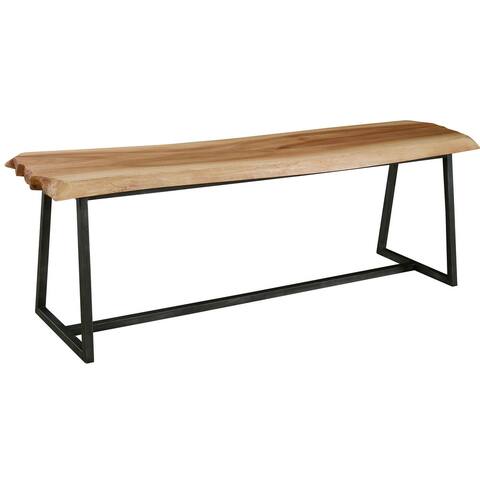 Uttermost Laurel Rustic Wooden Bench