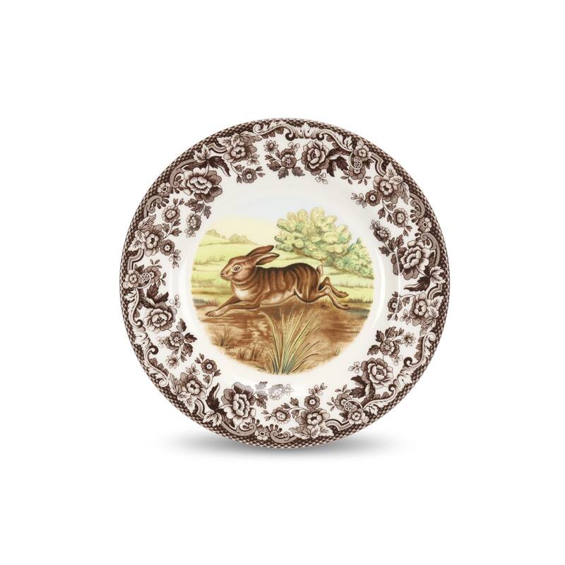 Spode Woodland Salad Plate - 8 Inch - Rabbit