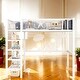 preview thumbnail 2 of 45, Creative Structure Full Size Metal Loft Bed, 4-Tier Open Shelves