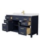 preview thumbnail 34 of 44, Beckett 60 Inch Single Vanity, Cultured Marble Top