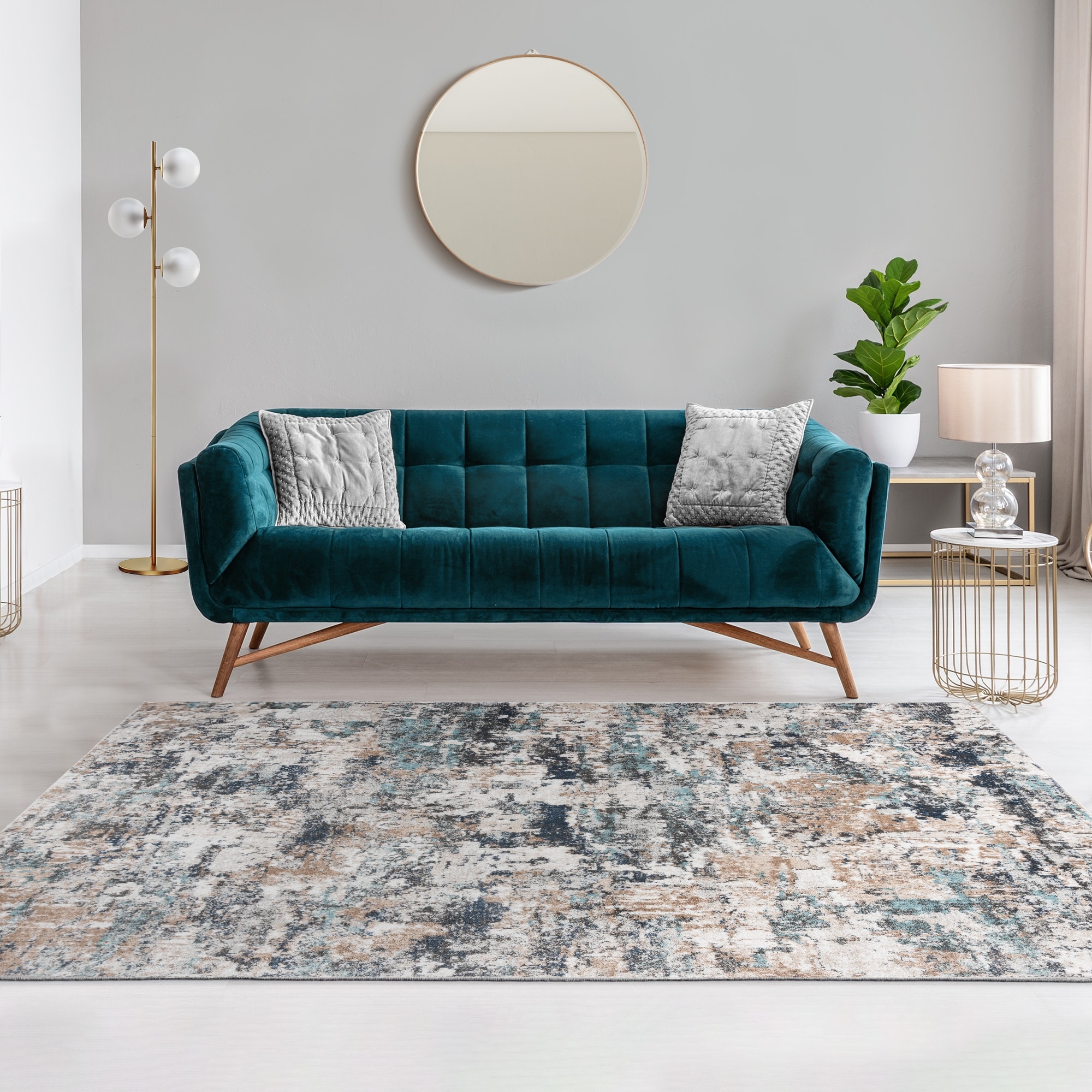 Gertmenian Imani Polypropylene Dense Pile Quality Plush Shag Area