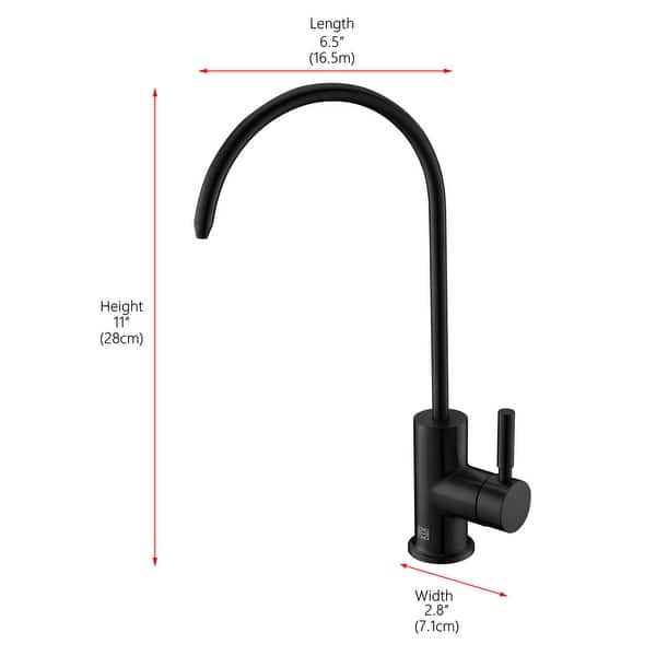 dimension image slide 2 of 3, Elegant Lighting FAK-303 Rian Cold Water Dispenser