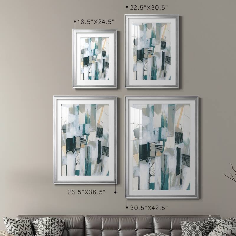 Sea Cavern Strata IV Premium Framed Print - Ready to Hang