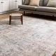 preview thumbnail 8 of 15, Alexander Home Tremezzina Printed Medallion Shabby Chic Distressed Rug