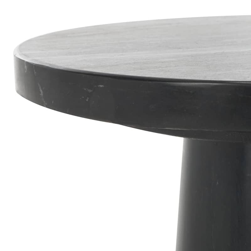 SAFAVIEH Couture Valentia Round Marble Accent Table - 10" W x 10" D x 18" H