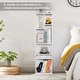 preview thumbnail 6 of 34, VECELO Set of 2 Open Bookshelf Set 4-Tier Five Irregular Cube Bookcase Multipurpose Storage Organizer for Small Spaces