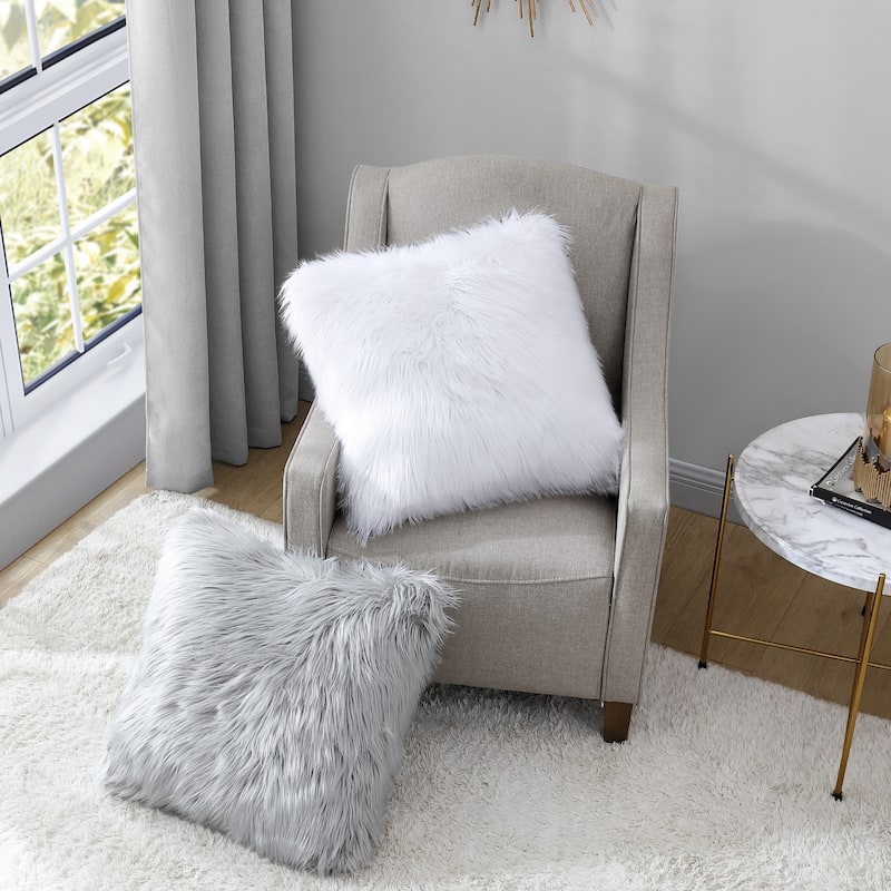Juicy Couture Sheepskin Pillow 22" x 22"