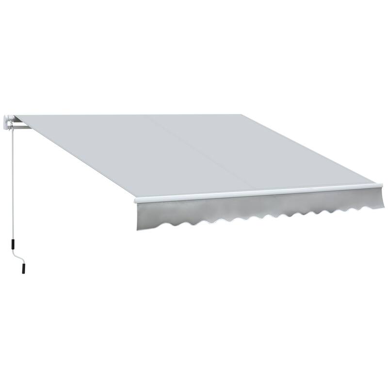 141.8"L x 98.5"W Wall Mounted Terrace Retractable Awning
