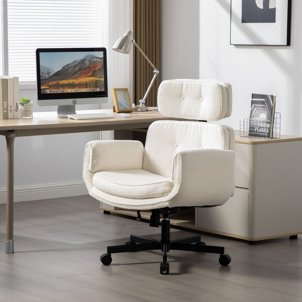 Swivel Task Office Chairs,Accent Chair With Adjustable Armrests And Headrest