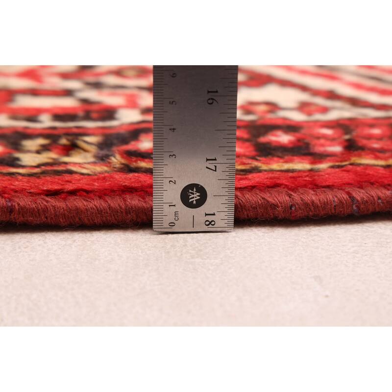 ECARPETGALLERY Hand-knotted Andelz Red Wool Rug - 4'0 x 6'4