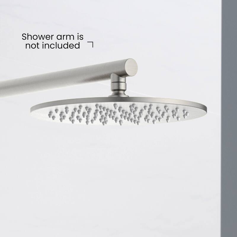 Circular 10" Metal Thin Profile Rain Shower Head 1.75 GPM