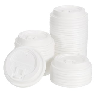 Disposable Coffee Cup Lids, 50 Count 80mm Plastic Lids - Bed Bath ...