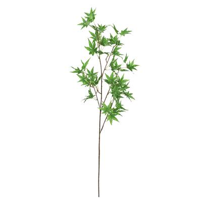 Set of 2 Artificial Japanese Maple Leaf Stem Plant Greenery Spray Branch 40in - 40" L x 12" W x 8" DP