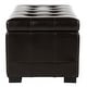 preview thumbnail 9 of 16, SAFAVIEH Manhattan Storage Tufted Ottoman Bench