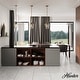preview thumbnail 2 of 10, Hunter Vidria 1-Light Mini Pendant - Kitchen Island, Dining Room, Bedroom - Contemporary, Transitional
