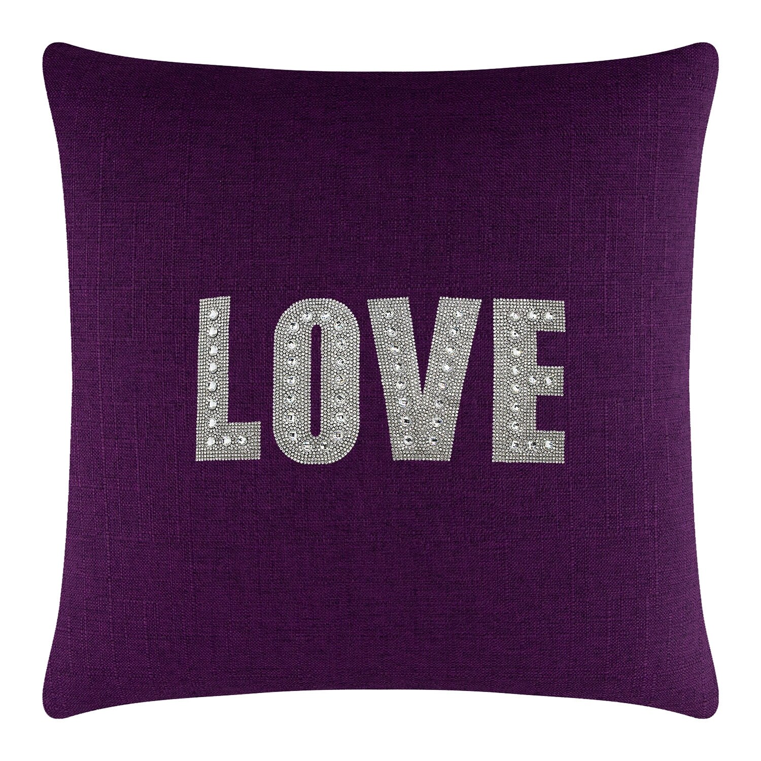 16x16 Modern Monogram 'g' Square Throw Pillow Pink/Purple - e by design