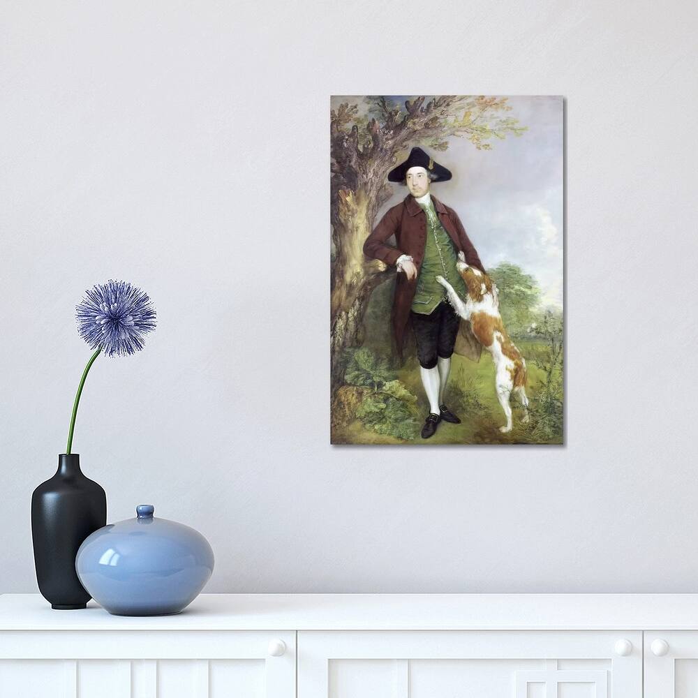 iCanvas "Portrait of George Venables Vernon, 2nd Lord Vernon, 1767" by Thomas Gainsborough Canvas Print
