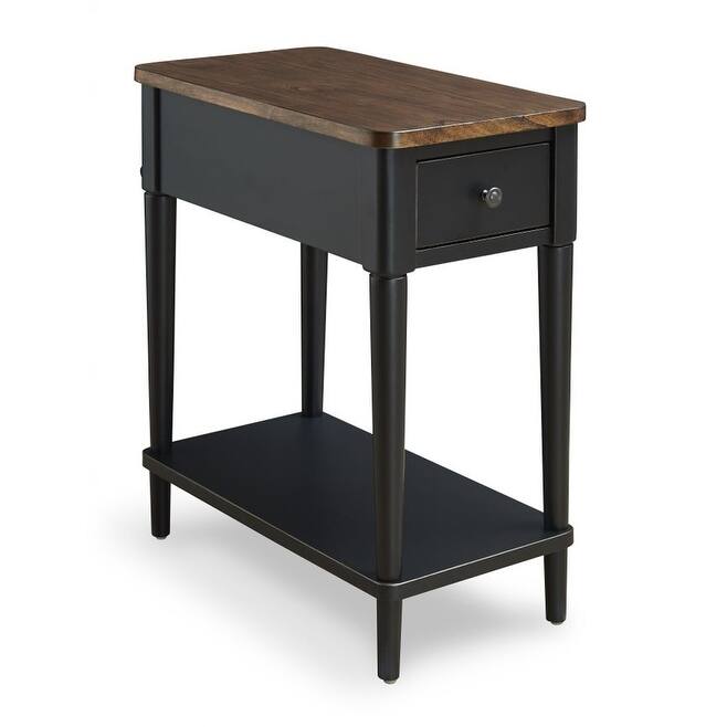 The Gray Barn Painted Natural Solid Wood Chairside End Table with