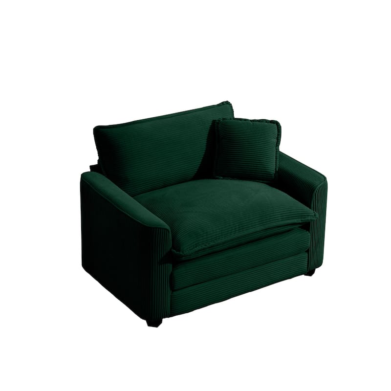 GDFStudio - Linda Corduroy Deep Seat Sofa