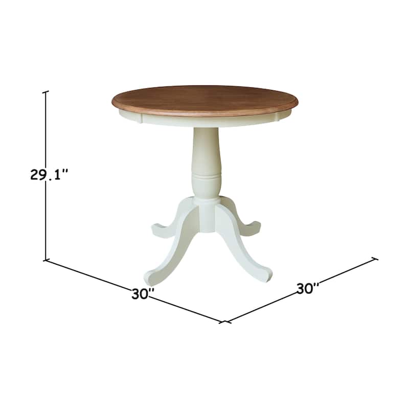 International Concepts 30-inch Round Pedestal Table