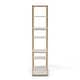 preview thumbnail 9 of 12, Marion Glam Gold-Tone 72-inch Metal Bookcase by Furniture of America