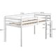 preview thumbnail 9 of 7, White Twin Solid wood Loft Bed with Ladder
