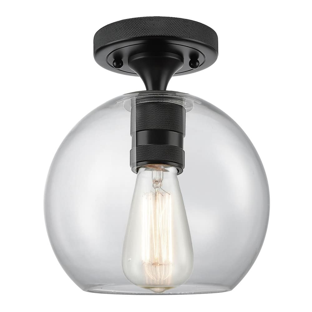 Innovations Lighting 434-1F-G122-8 Crown Point 8" Wide Semi-Flush