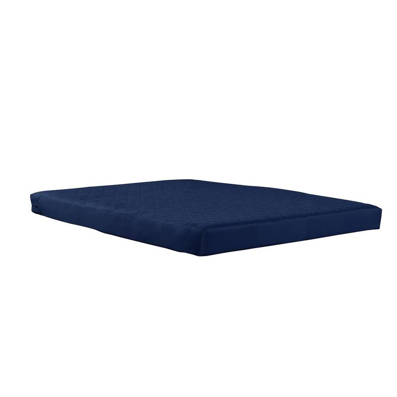 Avenue Greene Zion 6" Polyester Filled Quilted Top Bunk Bed Mattress - Blue - Full