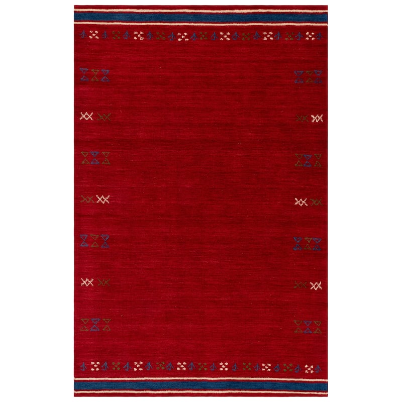 SAFAVIEH Handmade Himalaya Arusha Wool Rug - 6' x 9' - Red