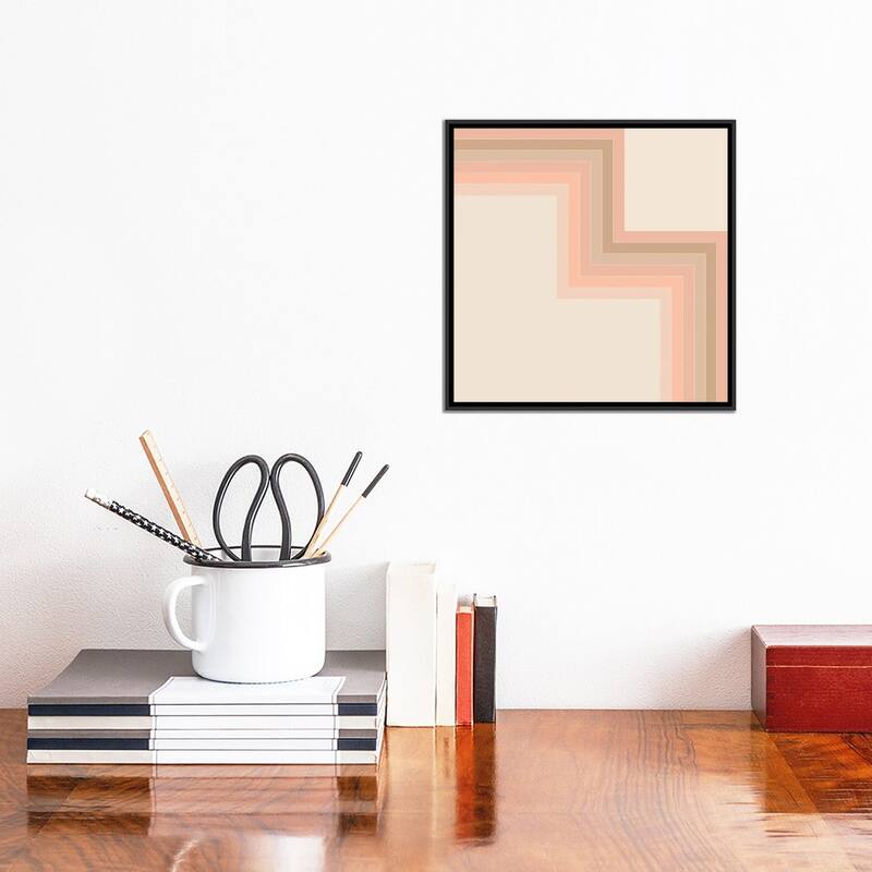 iCanvas "Soft Light Corner Angle" by Circa 78 Designs Framed