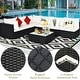 preview thumbnail 5 of 9, 7PCS Patio Rattan Furniture Set Sectional Sofa Cushioned Glass Table
