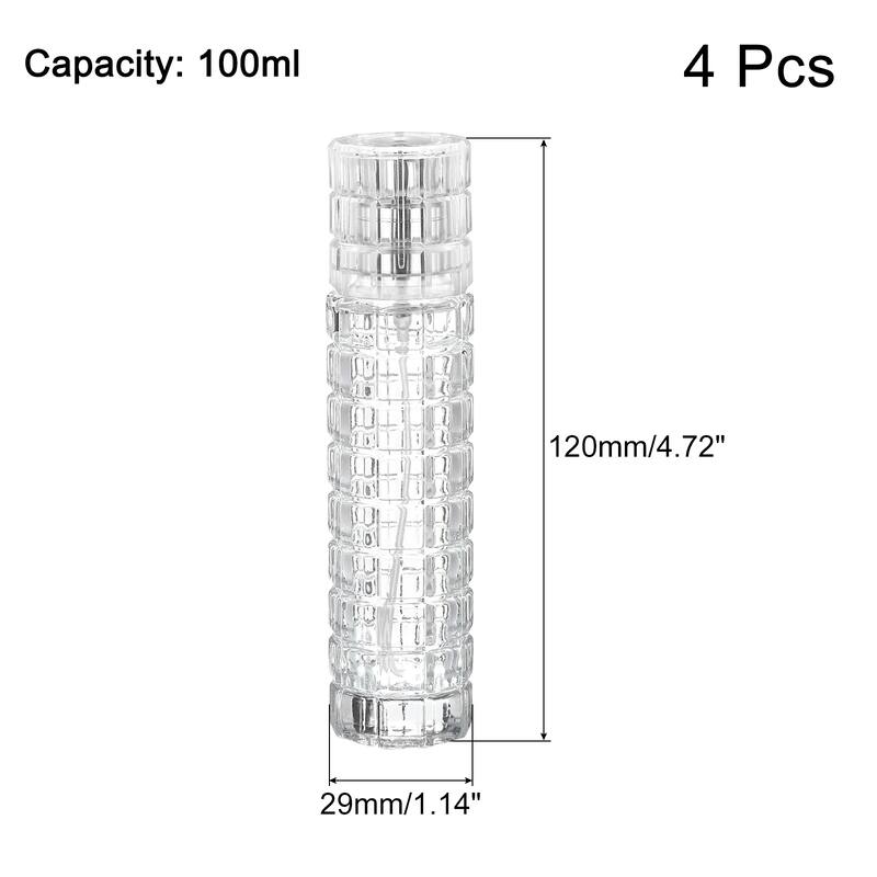 Cocktail Sprayer, 100ml Stainless Steel Martini Vermouth Spray, Silver - Silver Tone - 4pcs