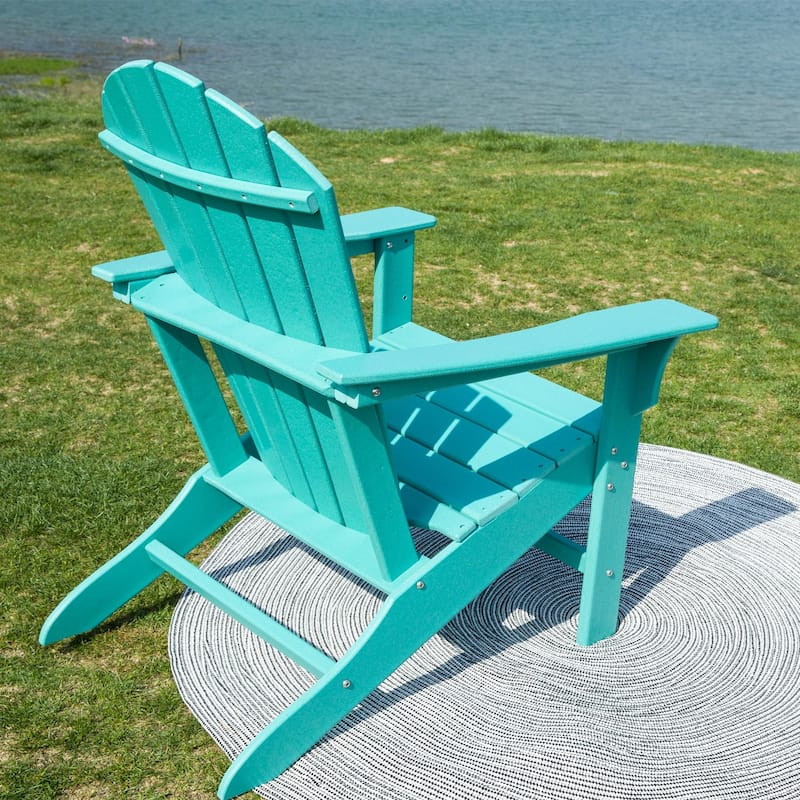 Outdoor Classic Recycled Plastic Adirondack Chair,set of 4 - N/A