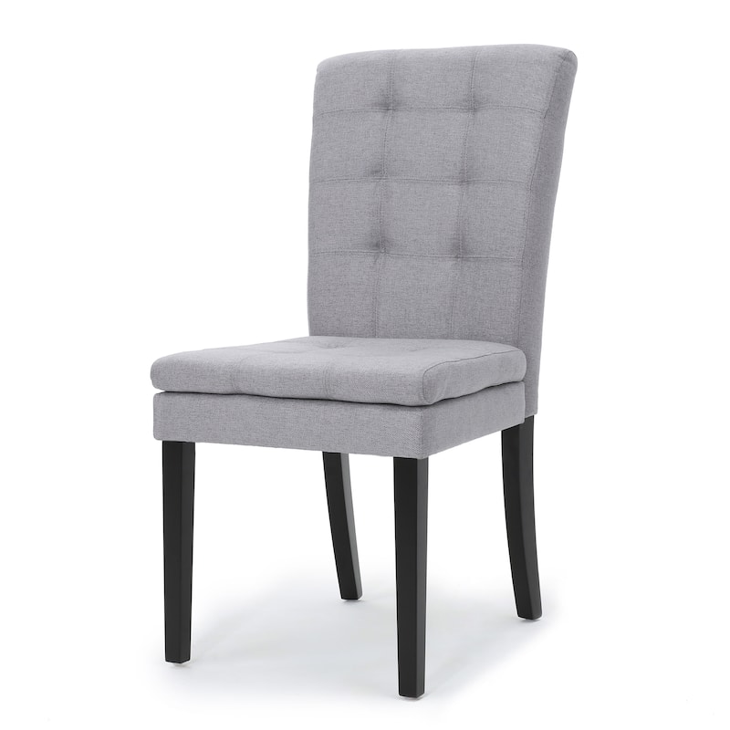 Dining Room Furniture - Beige Fabric Upholstered Dining Chairs