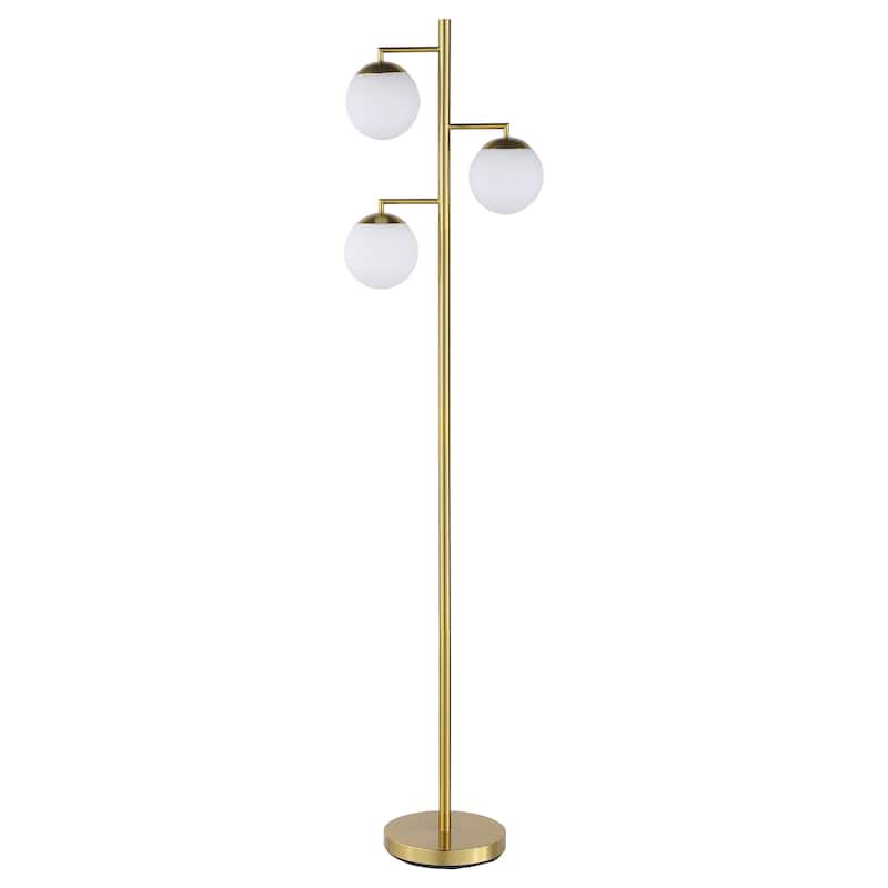 Sena 66-inch Spherical Bulb Tree Metal Floor Lamp Gold - Gold