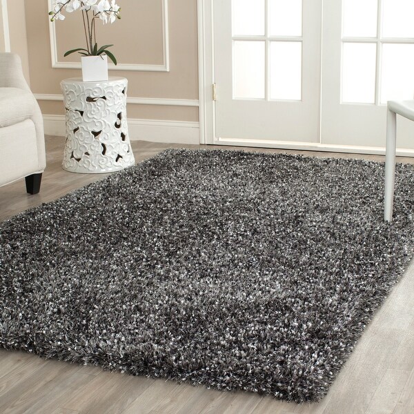Safavieh Handmade Malibu Shag Senem Casual Solid Polyester Rug