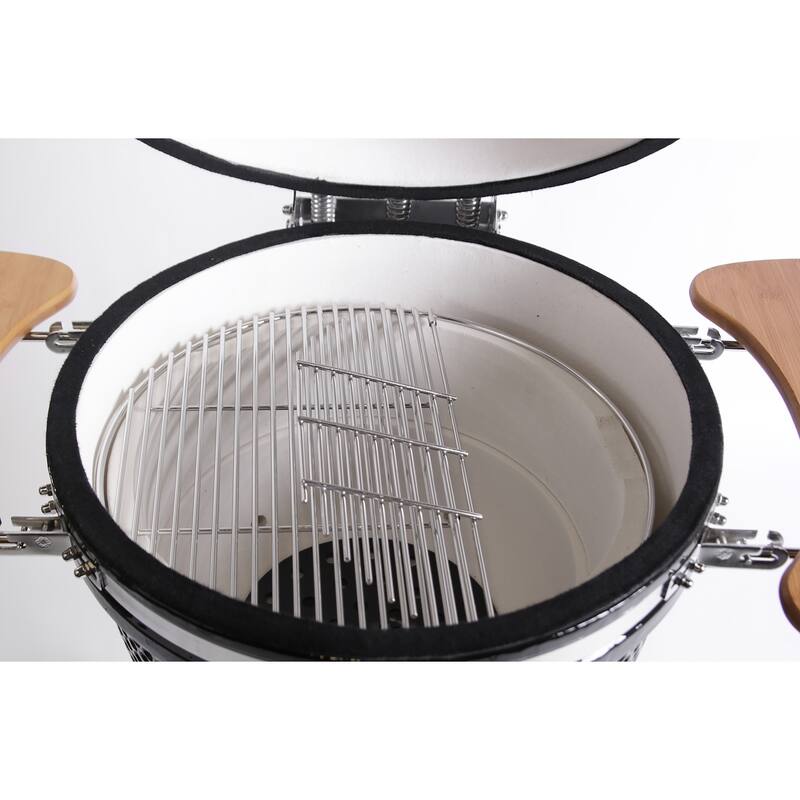 23" Comfortbilt Kamado Grill In Black - N/A