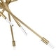 preview thumbnail 3 of 6, Hunter Vicontessa Alturas Gold 8-Light Large Chandelier - Entry, Dining Room, Living Room - Modern, Sputnik