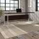preview thumbnail 53 of 63, Hybrid 72W x 24D Computer Table Desk by Bush Business Furniture Black Walnut