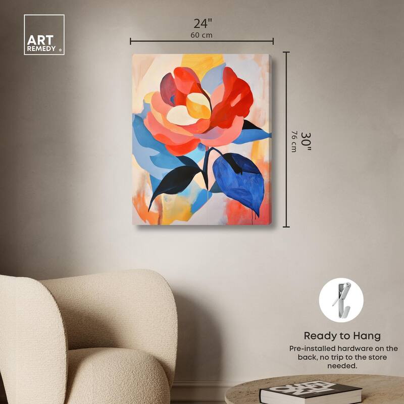 Chromatic Explosion I Canvas by Art Remedy, Gallery Wrapped
