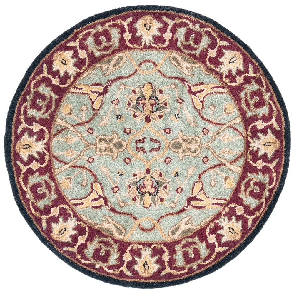 SAFAVIEH Handmade Heritage Gracious Garden Traditional Oriental Wool Rug