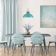preview thumbnail 16 of 66, 1 - Light Modern Metal 11.02" Bowl Dome Island Pendant Light