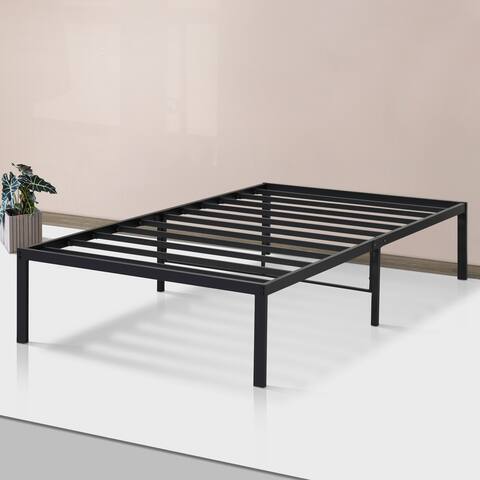 Sleeplanner 14-inch Twin XL Platform Easy Assembly Steel Bed Frame