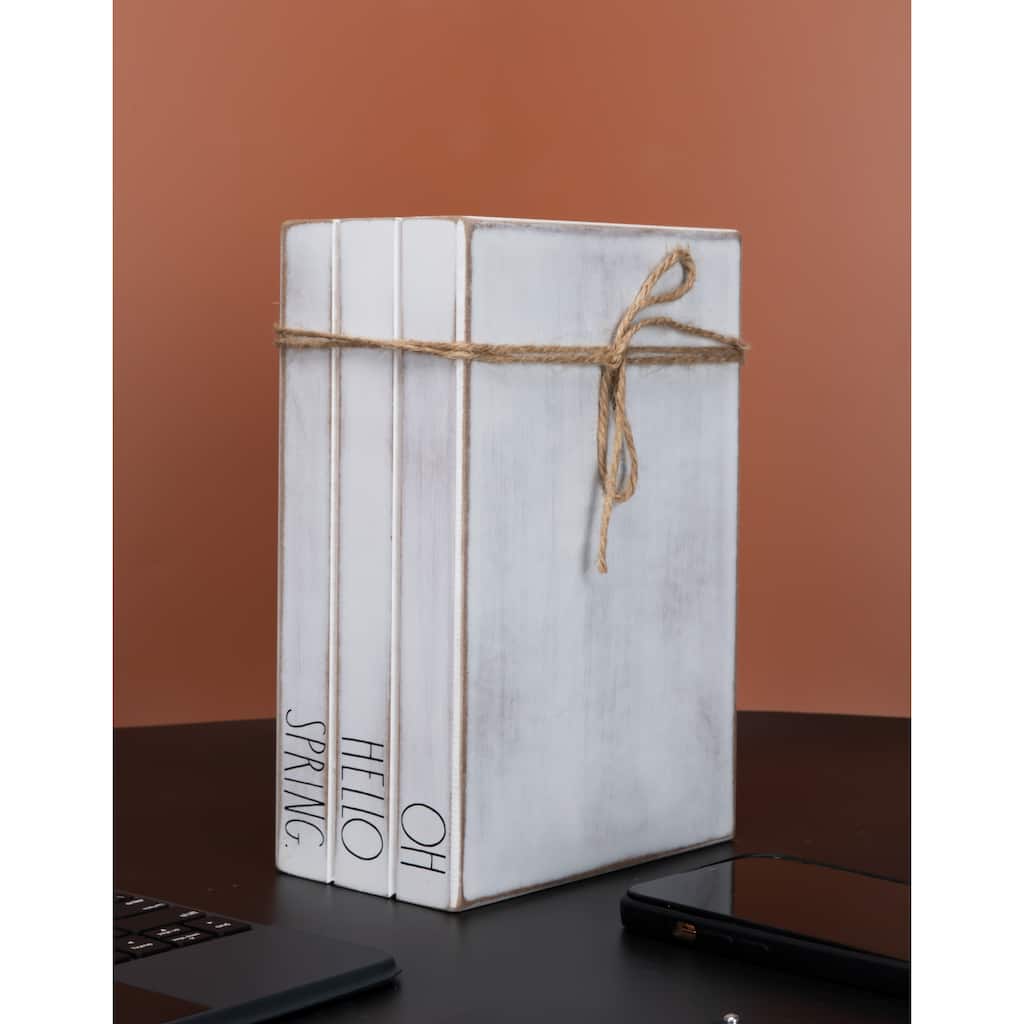 Rae Dunn EASTER/SPRING Themed Decorative Stacked Books