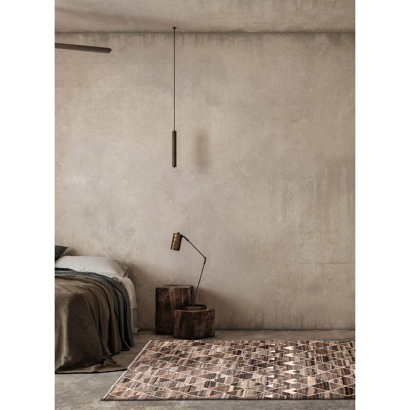 Sivas Brown Kilim 8'6" x 9'9" - 8'6 x 9'9