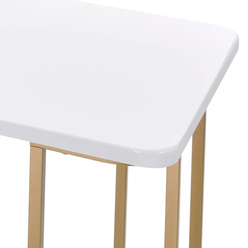 Versatile Metal and Wood Writing Desk for Efficient Work and Study